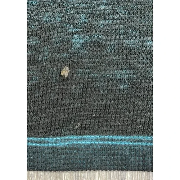 Women's Harley Davidson Blue Ombré Embelled Long Sleeve Size XL Y2K Moto FL - Picture 7 of 7